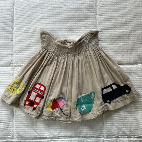 Mini Boden embroidered skirt, size 5/6 - Picture 6 of 8